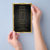 Makeup Artist Black Gold Flyer (Handgriff)