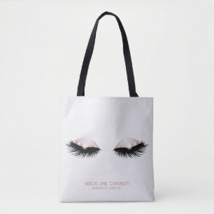 Makeup artist blickt Rose Gold Glitzer Tasche
