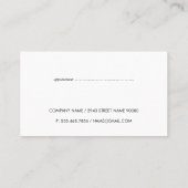 Makeup Artist Bokeh Glamour (Terminkarte) Terminkarte (Rückseite)