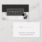 Makeup Artist Bokeh Glamour (Terminkarte) Terminkarte (Vorne/Hinten)