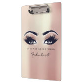 Makeup Artist Brown Studio Lashes Pink Rose Pearly Klemmbrett (Links)