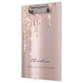 Makeup Artist Brown Wax Lashes Spark Eventplaner Klemmbrett (Links)