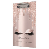 Makeup Artist Brown Wax Lashes Veranstaltungen Aug Klemmbrett (Links)