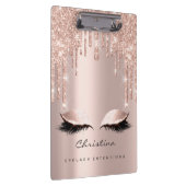 Makeup Artist Brown Wax Lashes Veranstaltungen Aug Klemmbrett (Rechts)