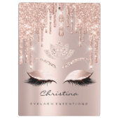 Makeup Artist Browns Lashes Spark Diamond Lotus Klemmbrett (Rückseite)