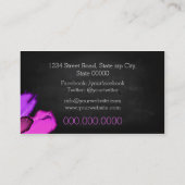 Makeup Artist brushes/Cosmetic Brushes Visitenkarte (Rückseite)