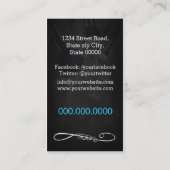 Makeup Artist brushes/Cosmetic Brushes Visitenkarte (Rückseite)