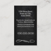 Makeup Artist brushes/Cosmetic Brushes Visitenkarte (Rückseite)