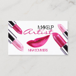 Makeup Artist Business Card Visitenkarte