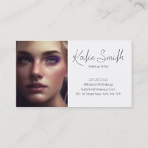 Makeup Artist Business Card