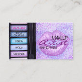 Makeup Artist Business Card Visitenkarte (Vorderseite)
