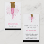 Makeup Artist business card Visitenkarte (Vorne/Hinten)