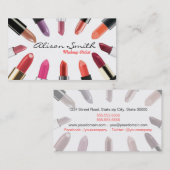 Makeup artist Business card Visitenkarte (Vorne/Hinten)