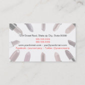 Makeup artist Business card Visitenkarte (Rückseite)