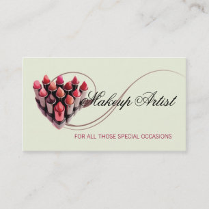 Makeup Artist Business Card Visitenkarte