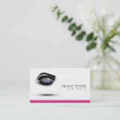 Makeup artist Business card Visitenkarte (Stehend Vorderseite)