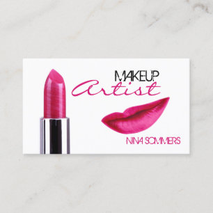 Makeup Artist Business Card Visitenkarte