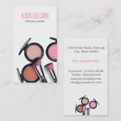 Makeup Artist business card Visitenkarte (Vorne/Hinten)