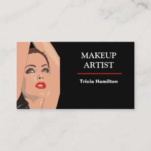 Makeup Artist Business Card Visitenkarte