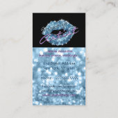 Makeup Artist Business Card Visitenkarte (Rückseite)