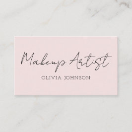 Makeup Artist Business Cards | Signaturschrift Visitenkarte