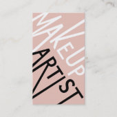 Makeup Artist Business Cards Visitenkarte (Vorderseite)