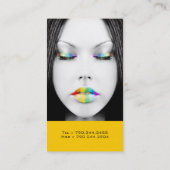 Makeup Artist Business Cards Visitenkarte (Rückseite)