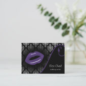 Makeup artist Business Cards Visitenkarte (Stehend Vorderseite)