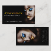 Makeup Artist Business Cards Visitenkarte (Vorne/Hinten)