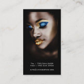 Makeup Artist Business Cards Visitenkarte (Rückseite)