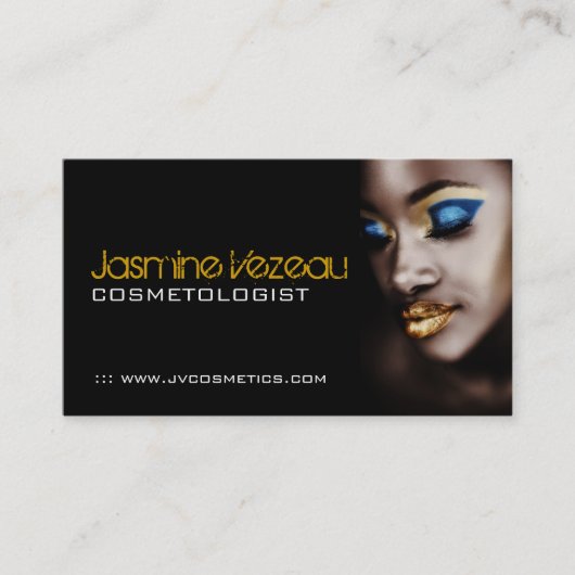 Makeup Artist Business Cards Visitenkarte (Vorderseite)