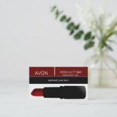Makeup artist Business Cards Visitenkarte (Stehend Vorderseite)