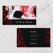 Makeup artist Business Cards Visitenkarte (Vorne/Hinten)
