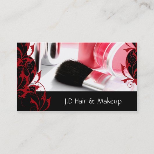 Makeup artist Business Cards Visitenkarte (Vorderseite)