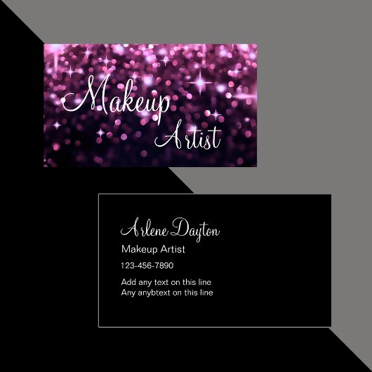 Makeup Artist Business Cards Visitenkarte