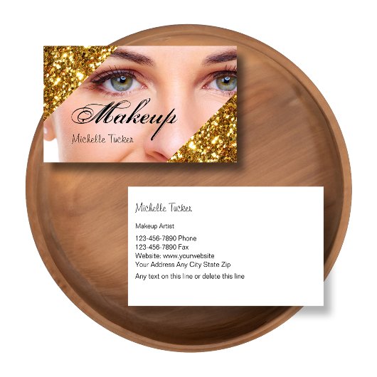 Makeup Artist Business Cards Visitenkarte