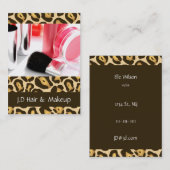 Makeup artist Business Cards Visitenkarte (Vorne/Hinten)