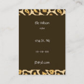 Makeup artist Business Cards Visitenkarte (Rückseite)