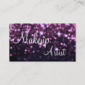 Makeup Artist Business Cards Visitenkarte (Vorderseite)