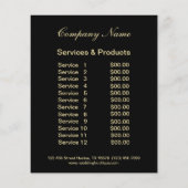 Makeup artist business personalisiert Flyer (Hinten)