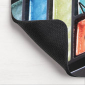 Makeup Artist Colorful Eyeshadow Palette Mousepad (Ecke)