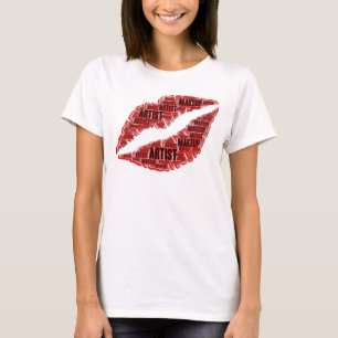 Makeup Artist Cosmetics Skincare Kosmetologen T-Shirt