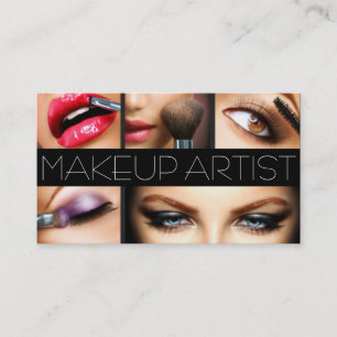 Makeup Artist Cosmetologin Nails Beauty Salon Visitenkarte
