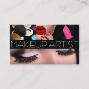 Makeup Artist Cosmetologin Nails Beauty Salon Visitenkarte