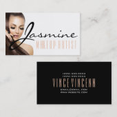 Makeup Artist Cosmetologin Nails Beauty Visitenkarte (Vorne/Hinten)