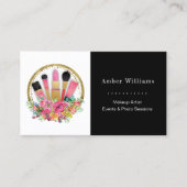 Makeup Artist Cosmetologin Salon Wellness-Center S Visitenkarte (Vorderseite)
