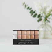Makeup Artist/Cream Eyeshadow Palette Visitenkarte (Stehend Vorderseite)
