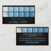 Makeup Artist/Cream Eyeshadow Palette Visitenkarte (Vorne/Hinten)