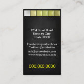 Makeup Artist / Cream Eyeshadow Palette Visitenkarte (Rückseite)