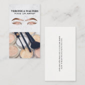 Makeup Artist | Damen Beauty | Augen Visitenkarte (Vorne/Hinten)